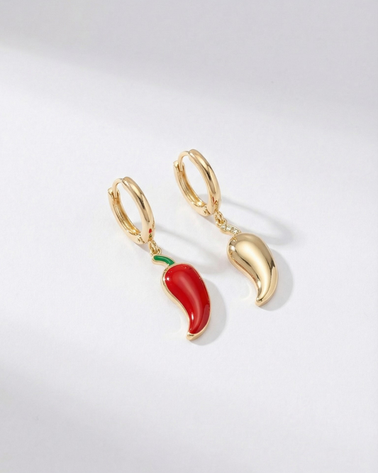 Pırlanta Biber Küpe